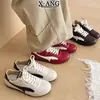 Zapatos de entrenamiento alemanes con cordones de piel de vaca para mujer, zapatos de suela fina, zapatos de carreras, nuevos zapatos deportivos casuales 2026, zapatos blancos para mujer