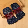 Meias de cinco dedos para yoga meias masculinas meias de algodão dispensando meias de algodão antiderrapantes curtas de cano baixo para dedos meias esportivas e de cinco dedos listradas coloridas