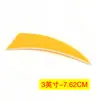 Escudo de gota de agua de 3 pulgadas pluma de ave real cuchillo pluma pluma de ave color sólido lanzadera de gota de agua flecha de pluma flecha de pluma accesorios DIY pluma de flecha de pavo