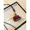 Monedero de Cuero con Estampado de Leopardo Vintage para Mujer, Cadena Larga para Suéter Bolsa de Almacenamiento, Accesorio para Colgar en el Cuello