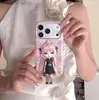 Diseño de muñeca Barbie de lunares grandes, adecuado para funda de teléfono iPhone 18 Pro Max, soporte Apple 17, 16, 15, y ofrece protección contra caídas