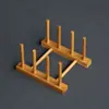 Venda Direta do Fabricante: Suporte para Bolo de Chá Pu'Er de Bambu e Chá Branco, Acessórios Multifuncionais para Chá Kung Fu, Suporte para Xícara de Chá com Drenagem de Água