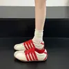 2026 Verão Novos Tênis de Treino Planos Estilo Ballet Retrô Alemães com Tiras de Velcro Mary Jane Estilo Coreano Casuais Femininos