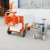 Máquina de Inyección WDSJ Refuerzo de Cimentación Blanda Bomba Hidráulica de Mortero de Inyección de Doble Cilindro 15kw Inyección de Doble Componente de Alto Flujo