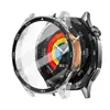 Para Capa de Relógio Huawei GT5 watchgt4 Capa Protetora de Relógio GT3 PC Fosco Injeção de Óleo Película de Capa Temperada Integrada
