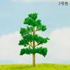 Mesa de Areia Modelo Árvore Musgo Decoração de Micro Paisagem Cenário Árvore Artificial Modelo de Paisagismo de Jardim Árvore Falsa Árvore de Natal Árvore Nan