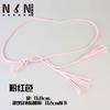 Cadena de cintura tejida con borlas transfronteriza para mujer, nueva moda, cuerda de cintura de cuero anudada, Joker, cinturón de cuerda de cuero puro al por mayor