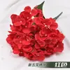 Flores de Hortensia Artificiales para Decoración de Bodas, Decoración de Pared de Flores Falsas Hechas a Mano, Accesorios de Flores de Seda, Flores Artificiales, Venta al por Mayor y Dropshipping de Alta Demanda Transfronteriza