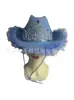 En stock Halloween Polar Plateado Corona Grande Sombrero Vaquero Occidental Corona de Diamantes Sombrero Vaquero de Polar