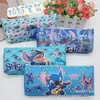 Estuche de Lápices de Dibujos Animados Lindo Bolsa de Papelería con Cremallera Plana de PU Bolsa de Papelería Portátil para Estudiantes Caja de Lápices