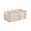 Caixa de Armazenamento de Roupas para Uso Doméstico, Organizador de Guarda-Roupa para Roupas e Calças, Caixa de Classificação em Camadas, Cesta de Armazenamento Dobrável Transparente, Solução Mágica de Armazenamento