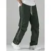 Calça de Assalto Funcional Retrô High Street Americana Masculina Cross-Border Primavera e Outono Nova Estilo Hong Kong Solta Reta Esportiva Casual