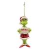Produto Novo Transfronteiriço 2023 Natal Monstro Peludo Verde Grinch Decorações de Árvore de Natal Enfeites de Carro Decoração de Casa