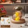 Luz de Noche de Gelatina de Concha de Erizo de Mar Natural Kit de Materiales Hechos a Mano para Bricolaje Adorno Decorativo Regalo para Niños y Novias