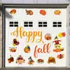 Bestseller transfronterizo otoño Acción de Gracias imanes para refrigerador personalizados para el hogar ventana puerta de garaje imanes fiesta decoración del hogar