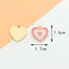 Accesorios de Joyería Estilo Chanel Transfronterizos, Joyería Hecha a Mano DIY de Alto Nivel con Forma de Corazón, Accesorios de Joyería DIY Esmaltados de Alta Calidad