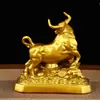 Adorno del Buey del Zodiaco Que Cambia las Cosas, Adorno de Buey de Cobre para Decoración de Escritorio de Oficina, Diseño Auspicioso de Buey, Fabricante de Artículos de Cobre