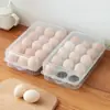 Caja de Almacenamiento de Huevos Familiar 10-15 Compartimentos Caja de Huevos Anticolisión Refrigerador Cocina Caja de Almacenamiento de Huevos Organización