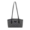 Tendencia transfronteriza bolso de cubo de mano fresco para mujer 2026 otoño nuevo lunares bloques de color bolso de un solo hombro bolso para el hombro para el trabajo