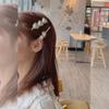 Corea del Sur Dongdaemun nuevo estilo accesorios para el cabello moda exquisita niña celebridad en línea pedrería perla encantador pasador clip lateral clip de pico de pato