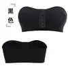 Sutiã Push-Up Sexy Popular Transfronteiriço para Mulheres, Fino, Seios Grandes, Sutiã Pequeno, Roupa Externa, Corselete com Fecho Frontal, Top Tubo