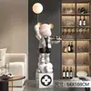 Alemanha 2026 Novo Modelo Brinquedo Moderno Urso Violento Grande Decoração de Chão para Sala de Estar Gabinete de TV Lateral do Sofá Luminária Loja