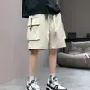 Pantalones cortos de trabajo para hombre, nuevo modelo verano 2026, marca de moda estilo americano, transpirables, finos, pantalones deportivos casuales, de corte holgado, hasta la rodilla