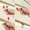 Gancho para Colgar de Vinilo Placa Oculta para Huecos de Pared de Panel de Vinilo Gancho Creativo Gancho para Huecos de Panel de Acero Inoxidable No Requiere Taladrar