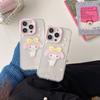 Casual Ins Lindo Melody Adecuado para Funda de Teléfono Móvil Apple 16Promax Iphone15 Transparente 14 Anticaídas 13P