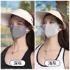 Mascarilla de Encaje para Protección Solar de Verano, Estilo Nuevo, Aspecto Elegante, Resistente a los Rayos UV, Protectora para los Ojos, Ligera, Transpirable, Mascarilla Parasol para Mujeres