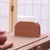 Porta-lenços criativo de madeira maciça para mesa de escritório, restaurante, hotel, mesa de centro, uso comercial, suporte para guardanapos, decoração de casa