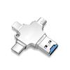 Convertidor Cruzado Cuatro en Uno Adaptador USB 3.0 Apple 15 Lector de Tarjetas TF para Drones Tipo-C