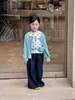 Colección Otoño 2026 Ropa Infantil Estilo Coreano para Niñas Camiseta de Manga Larga Ajustada de Lunares Camisa Base Chaqueta Cardigan de Lunares Coloridos