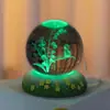 Ramo Bola de Cristal Luminosa Tulipán Luz de Noche Adorno Regalo para Cumpleaños de Niñas Regalo para Mejores Amigas Regalo para el Festival Qixi para Novia