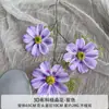 Arranjo de Cena com Flores Artificiais, Flores Artificiais da Série Roxa para Celebração de Casamento, Arranjo de Flores de Chão, Decoração Suave e Flores para Paisagismo de Salão de Casamento