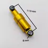 Horquilla Trasera Amortiguador Trasero Scooter Eléctrico Xilop Amortiguador de Resorte Trasero Multicolor Distancia entre Agujeros 110 mm mm Universal