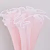Papel de Envoltura de Flor de Gasa Plisada de 28 cm de Ancho para Regalos Navideños, Gasa de Malla de Ola Perlada para Ramos y Arreglos Florales
