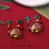 Resina con brillo Campana Accesorios de Navidad diy funda de teléfono caja de papelería guantes accesorios para el tocado