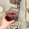 Caja de Almacenamiento de Jengibre y Ajo con Ventosa Caja de Almacenamiento de Cocina Cesta de Almacenamiento sin Taladro Montada en Pared Cesta de Almacenamiento Montada en Pared Estante de Almacenamiento