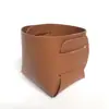 Bandeja de Armazenamento de PU Nórdica Caixa de Armazenamento de Couro para Chaves de Entrada Cesta de Armazenamento para Cosméticos de Mesa Controle Remoto Bagunça Porta-Canetas