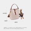 Bolsa Nalandu para Mujer Verano 2025 Nueva Bolsa Cubo para Mujer Bolso de Cuero Genuino para Mujer Bolso Cruzado de Lujo Ligero Bolso de Mano de Gama Alta
