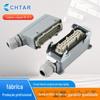 Conector aeroespacial retangular de alta resistência modelo HE-24-3 com núcleo redondo em estoque atacado empresa de produção de precisão