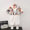 Proveedores de Ropa Infantil Suministran Vestidos Formales Infantiles, Camisas Florales, Conjuntos de Peto, Ropa Urbana Estilo Hong Kong para Niños Geniales, Dropshipping Transfronterizo