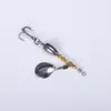 Novo Aço de Tungstênio Drop Composto Lantejoula Giratória Spinning Longo Alcance Isca de Lantejoula Gancho Triplo Prato de Ferro Isca Venda por Atacado