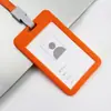 En stock de fábrica tarjetero de plástico tarjetero para identificación de estudiante tarjetero rígido para tarjeta de identificación tarjetero para identificación de exposición carcasa para tarjeta de trabajo de fábrica