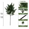 Producto nuevo navideño transfronterizo de Amazon: decoraciones navideñas artificiales para el hogar con agujas de pino, bayas rojas, pino, ciprés y plantas verdes