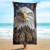 Temu Exclusivo Transfronterizo Microfibra Cuadrado Toalla de Playa Chal Toalla Material Cuadrado Serie del Día de la Independencia de América