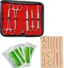 Kit de Módulos de Silicone para Treinamento de Sutura de Feridas para Oficiais Médicos, Venda Quente, Equipamento de Treinamento, Pacote de Módulos de Sutura