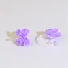 Pendientes de Gota de Pegamento de Macarrón Caliente de Verano con Lazo para Mujer, Dulces Elegantes, Tachuelas de Resina