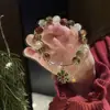 Pulseras Navideñas Transfronterizas Europeas y Americanas Nuevo Diseño de Nicho Pulseras de Perlas Pulseras Navideñas Joyería Versátil Al Por Mayor